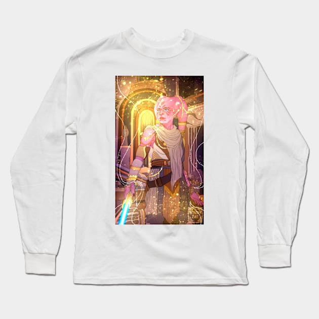 "Warrior of the Mind" Long Sleeve T-Shirt by wacky-art-